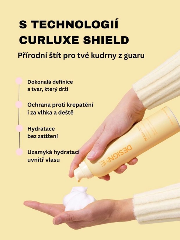 DESIGNME Bounce.Me Curl Mousse - pěna pro vlnité vlasy 255 ml