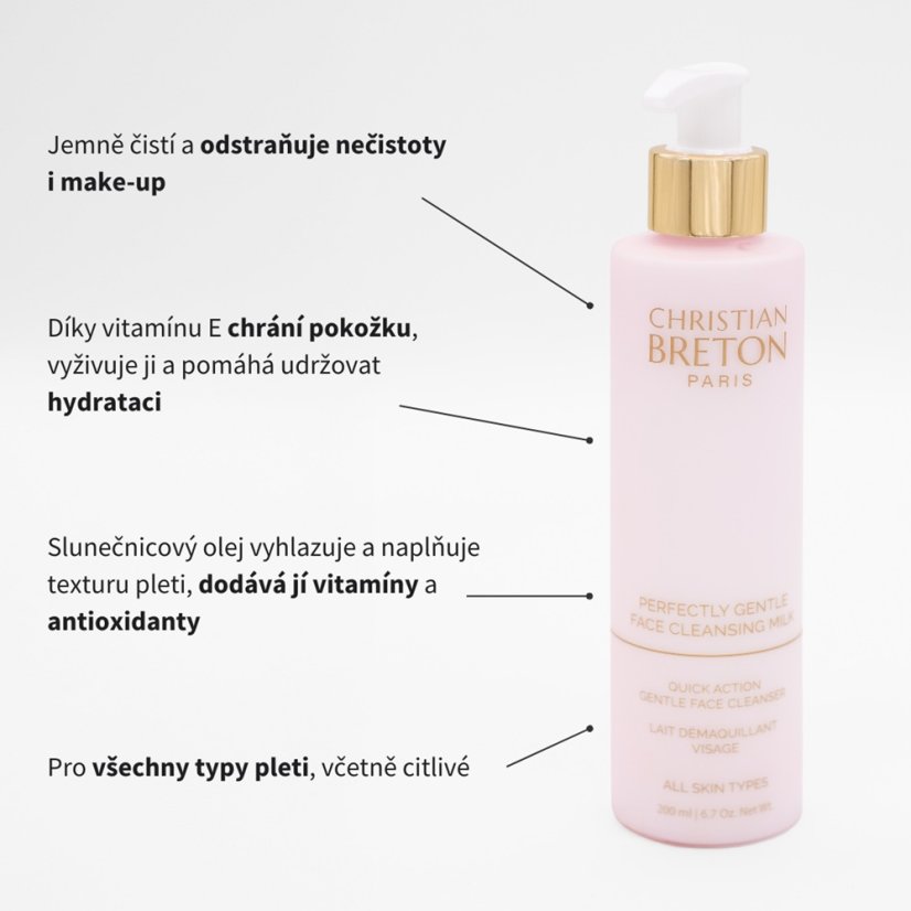 CHRISTIAN BRETON Face Cleansing Milk - čistící mléko 200 ml