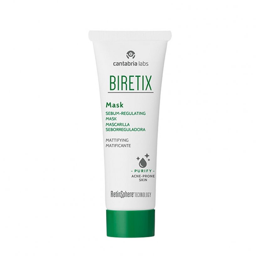 BIRETIX Mask - Stahující a matující maska 25 ml