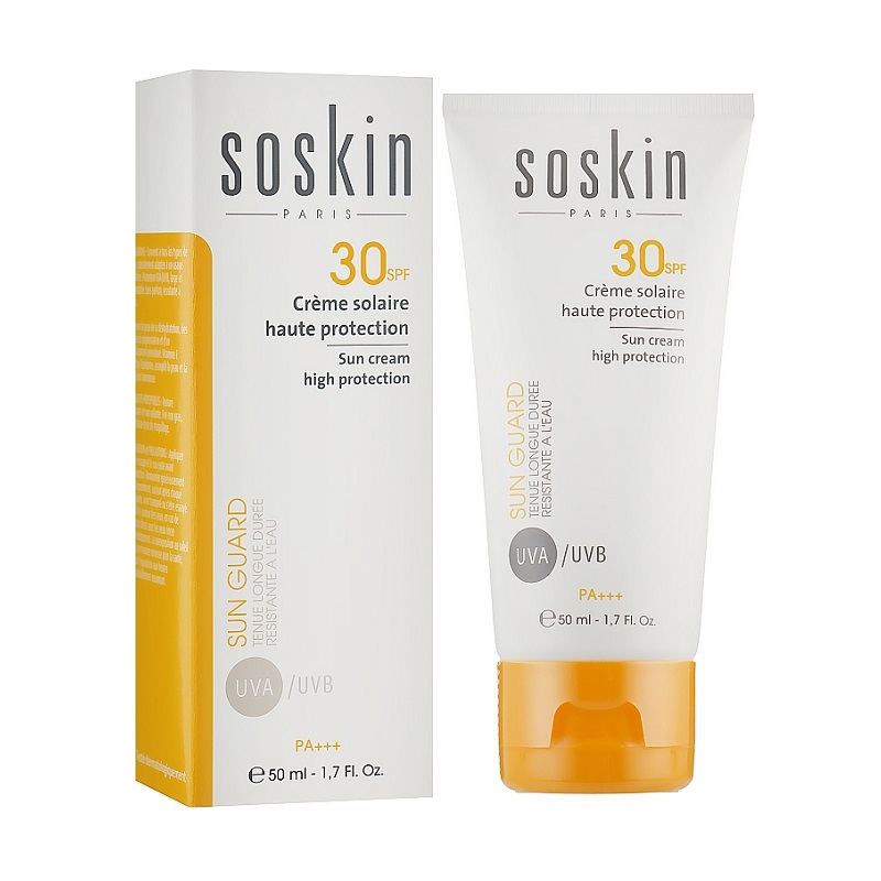SOSKIN-PARIS Sun High SPF 30 - opalovací krém 50 ml