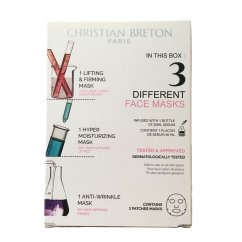 CHRISTIAN BRETON Different Masks - sada pleťových masek 3 x 20 ml