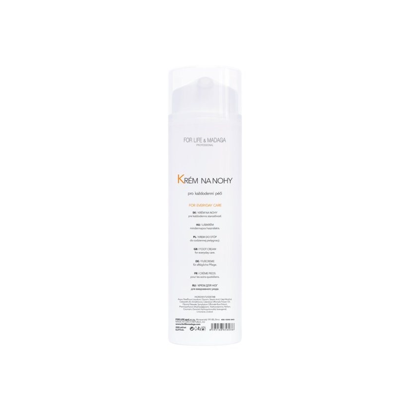 FOR LIFE & Madaga krém na nohy 200 ml