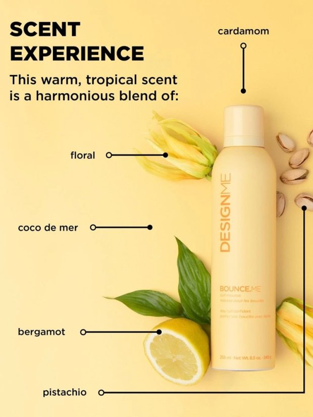 DESIGNME Bounce.Me Curl Mousse - pěna pro vlnité vlasy 255 ml