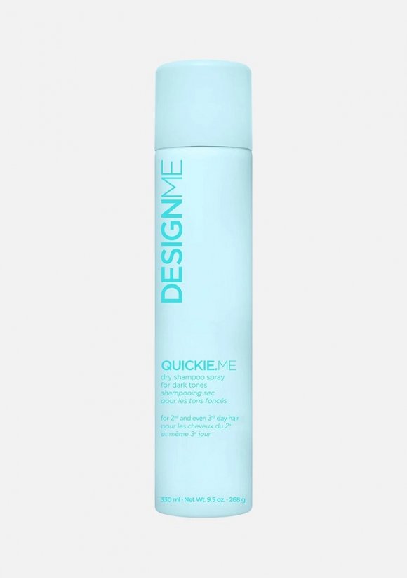DESIGN.ME Quicke Dry Shampoo Dark - suchý šampon pro tmavé vlasy 339 ml