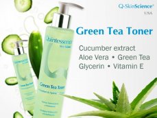 Q-SkinScience Green Tea Toner - Tonikum ze zeleného čaje 200 ml