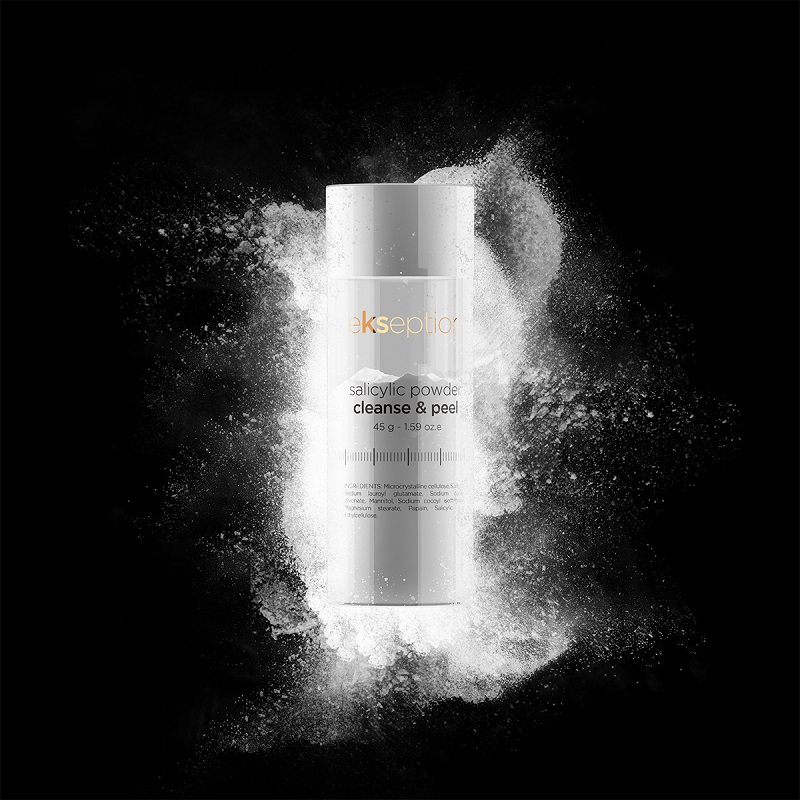 Ekseption Salicylic Powder cleanse & peel - čistící pěnivý prášek pro aknózní pleť 45 g