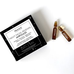 PRAXIS Night Facial Ampoules - noční sérum v ampulkách 6 x 2 ml
