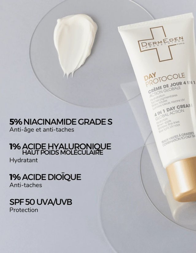 DERMEDEN 4 in 1 Oily Skin SPF 50 - krém na mastnou pleť 50 ml