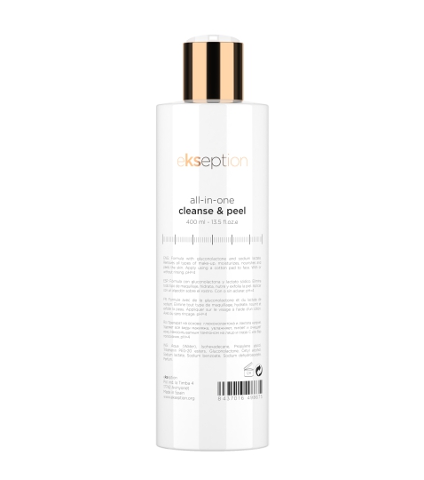 EKSEPTION all-in-one cleanse & peel - Čistící mléko 400 ml