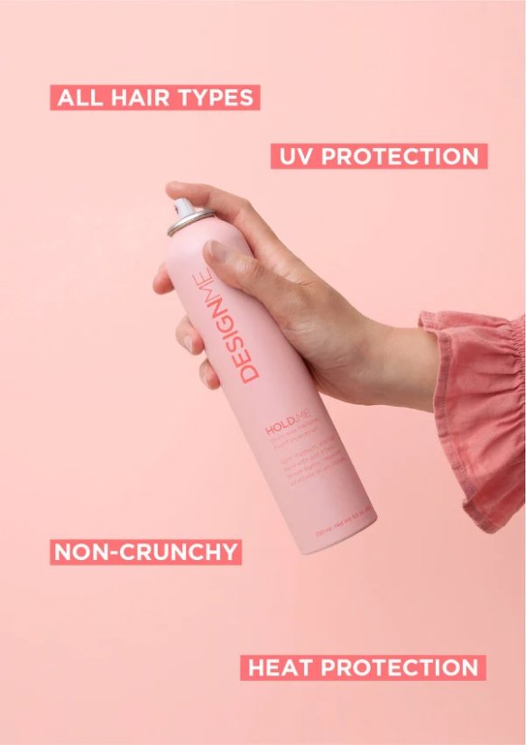 DESIGNME Hold.Me Hairspray - lak na vlasy s nastavitelnou fixací 69 ml