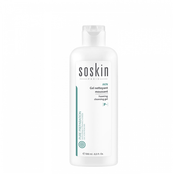 SOSKIN-PARIS Foaming Cleansing Gel - čistící gel pro pleť s akné 250 ml