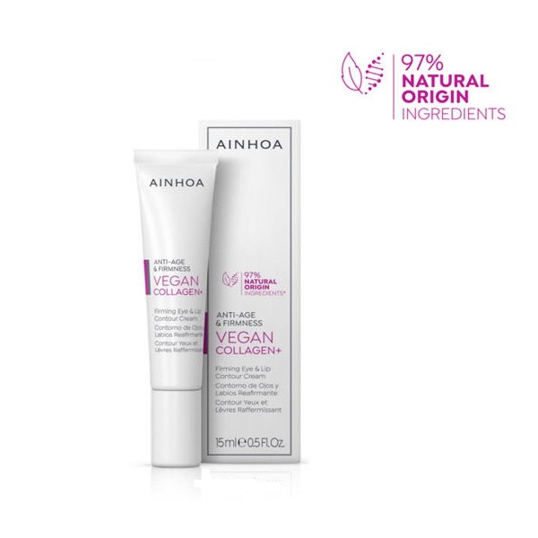 AINHOA Vegan Collagen+ Eye & Lip - krém na oční okolí a rty 15 ml