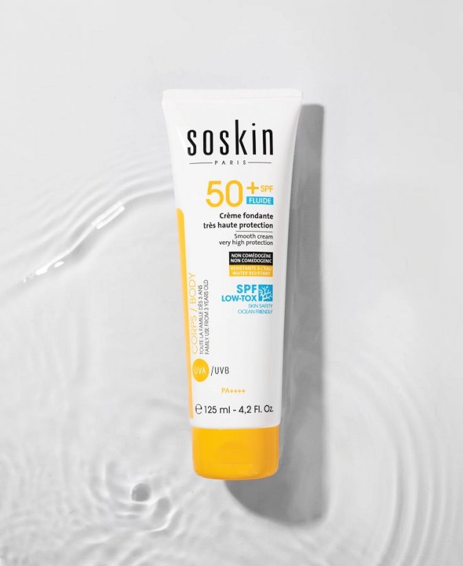 SOSKIN-PARIS Smooth Cream SPF 50 -  opalovací tělový krém 125 ml