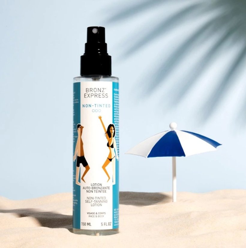 BRONZ 'EXPRESS Non-Tinted - bezbarvý samoopalovací spray 150 ml