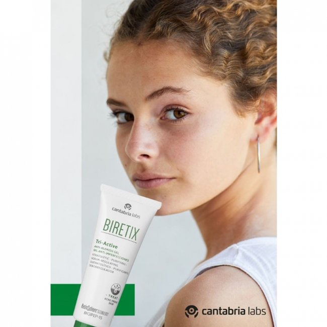BIRETIX Duo Gel - čistící a exfoliační gel na pleť s akné 30 ml
