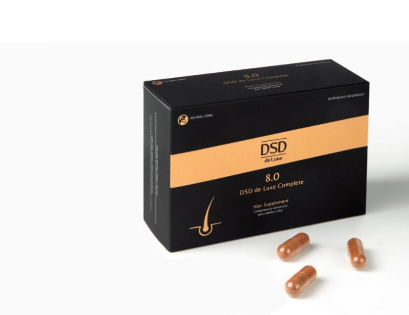 DSD de Luxe 8.0 - doplněk stravy pro posílení a růst vlasů 60 ks