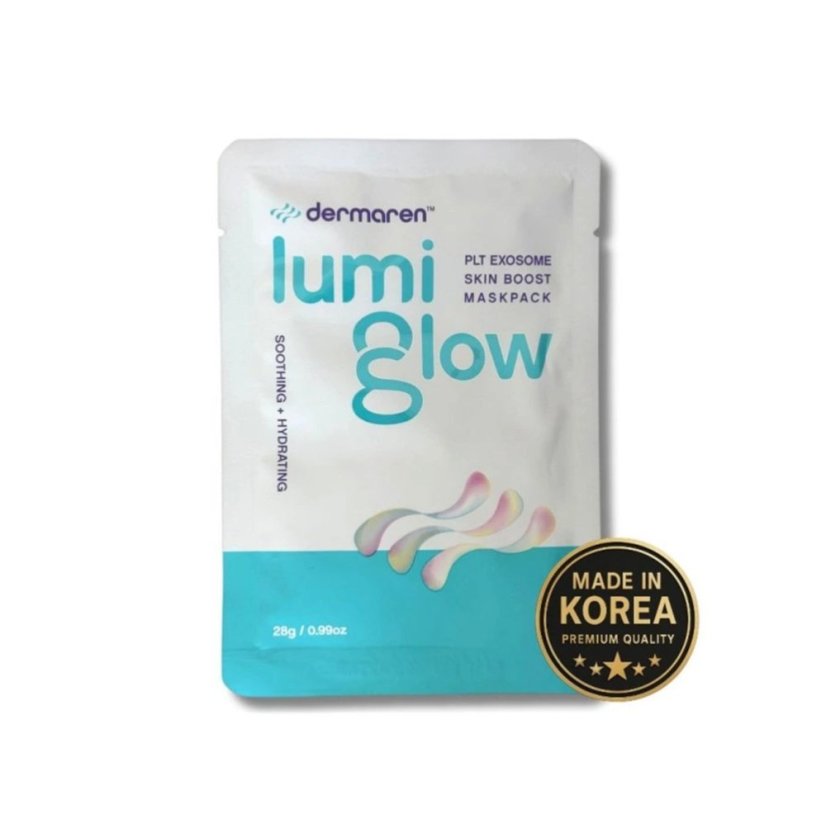 Dermaren Lumi Glow – PLT Exosome Skin Boost Mask Pack 28 g