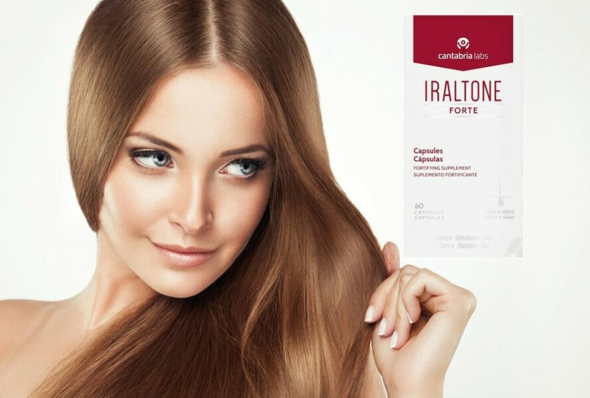 IRALTONE Forte - doplněk stravy proti vypadávání vlasů 60 ks