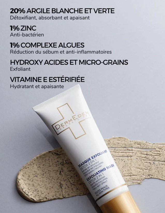 DERMEDEN Exfoliating Mask 2 in 1 - exfoliační maska 50 ml