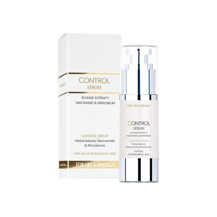 FOR LIFE & Madaga Control sérum - pro mastnou pleť 30 ml