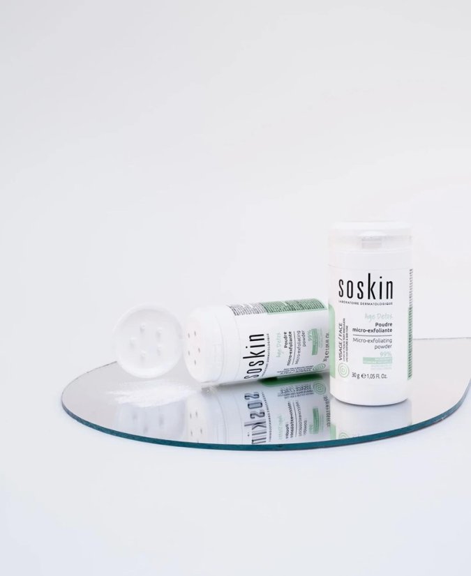Pleťový peeling - SOSKIN Micro-exfoliating powder 30 g