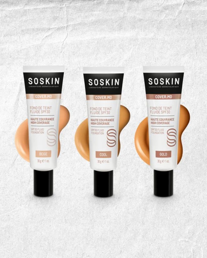Fluidní make-up SOSKIN Fluid SPF30 | Gold 30g