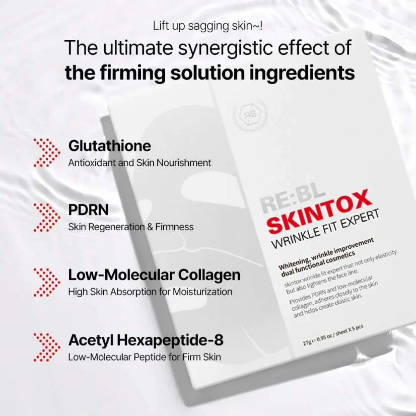 RE:BL Skintox Wrinkle Fit Expert - omlazující maska 27 g