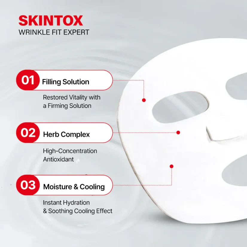 RE:BL Skintox Wrinkle Fit Expert - omlazující maska 27 g