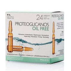 PRAXIS Proteoglicanos Oil Free - Ampulky pro mastnou pleť 24 x 2 ml PRAXIS Proteoglicanos Oil Free - Ampulky pro mastnou pleť 24 x 2 ml
