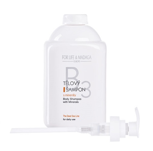 FOR LIFE & Madaga - Tělový šampon s minerály 500 ml