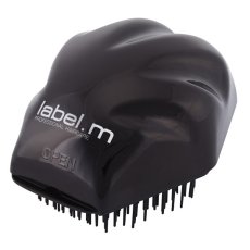 LABEL.M Brush Black - černý rozčesávací kartáč se zrcátkem