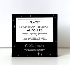 Praxis Night Facial Ampoules - noční sérum v ampulkách 6 x 2 ml Praxis Night Facial Ampoules - noční sérum v ampulkách 6 x 2 ml