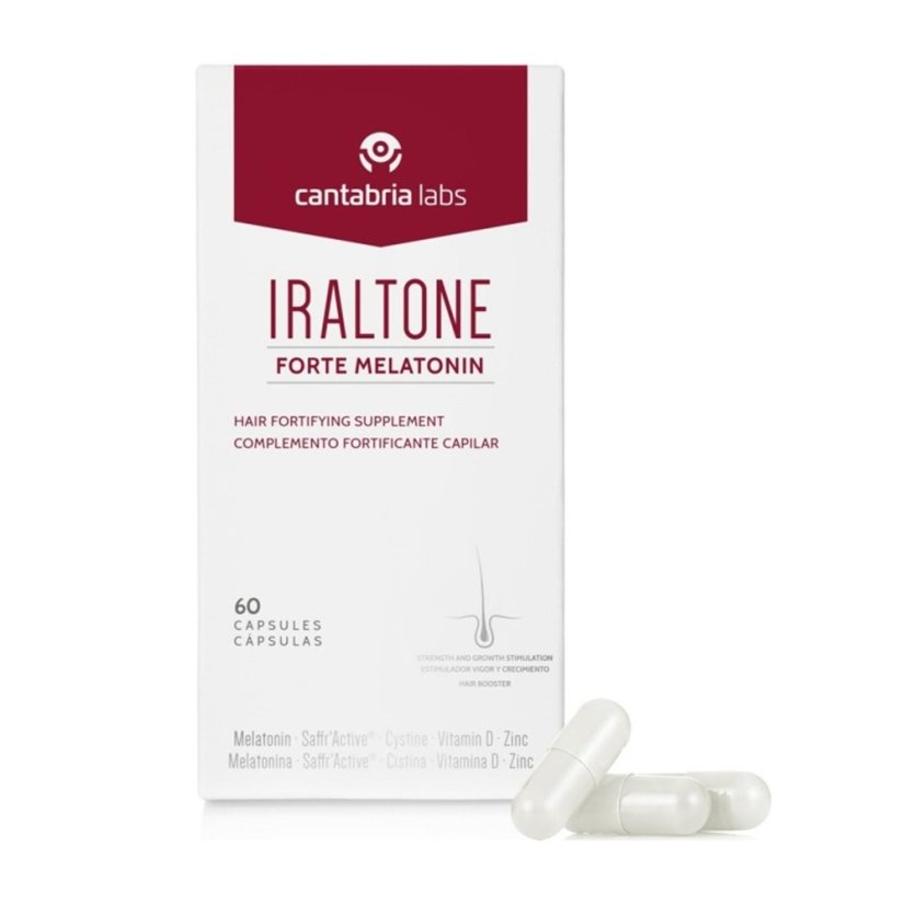 IRALTONE Forte Melatonin - doplněk pro posílení vlasů 60 ks