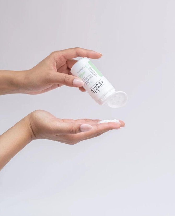 Pleťový peeling - SOSKIN Micro-exfoliating powder 30 g